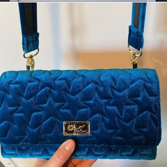 Blue Star Velvet Purse - Picture 5 of 12